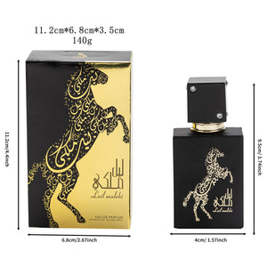 Men's perfume Arabian horse black bottle