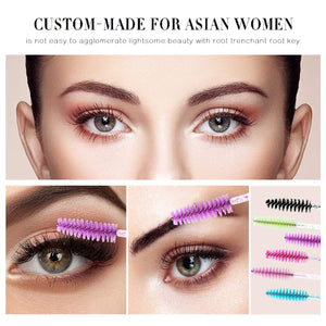 Disposable Mascara Wands Brush Makeup Spoolies - MUA Lashes Collections