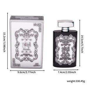 Men perfume wood scent silver bottle 100ml